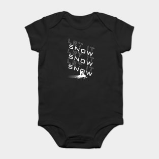 Let It Snow Baby Bodysuit